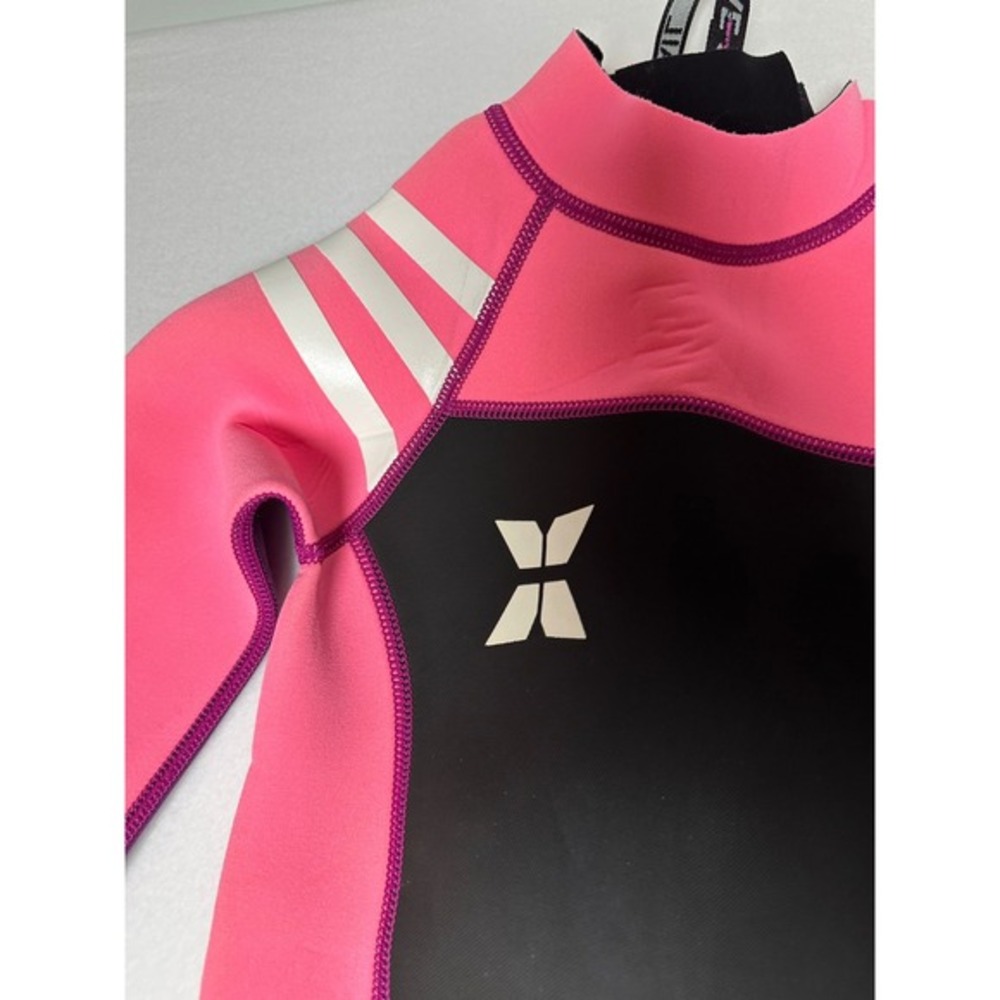 Dive & Sail Manta Kids XL Full Body Wetsuit Pink Purple Neoprene Surf Suit - Picture 7 of 12